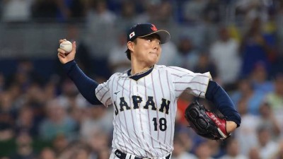 'WS MVP 아무나 하나' 日 야마모토, 베네수엘라전 4이닝 69구 5K 2실점→결승전 등판 불가