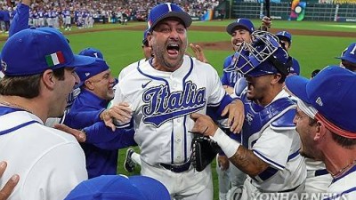 류지현호와 다르네… 미국 꺾었던 이탈리아, 푸에르토리코 제압하고 4강행