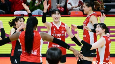 아름다운 마무리는 페퍼저축은행의 것! 시즌 최종전서 정관장 제압, 홈 최종 11승 7패 마무리 [MD광주]