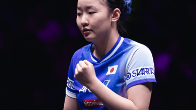 中 여자탁구 대형사고, '4년 아성' 무너졌다…日 17세 천재소녀, 중국에서 WTT 챔피언스 우승→콰이만 4-3 격파+1위 쑨잉사 8강 탈락