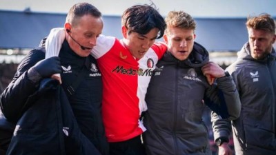 '부상' 황인범 제대로 걷지도 못했다, 반 페르시는 심각히 우려스럽다 밝혀...홍명보호도 '초비상'