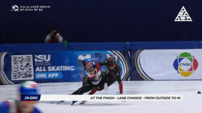 한국 金 강탈당했다, 심판 매수네 이게 왜 실격이야? 캐나다 '편파' 논란...男 5000m 계주, 역전 우승 날아갔다