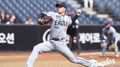 한화 '고작 1.5억'에 5선발 찾았나…'KKKKKK' 대만 특급 좌완, 4⅓이닝 3피안타 무실점 쾌투 [대전 라이브]