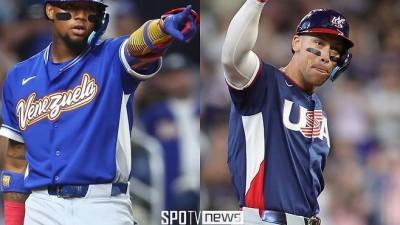 결승전에 동전 던지기 등장…'3연속 결승전' 미국, '첫 결승 진출' 베네수엘라 선발 라인업 공개