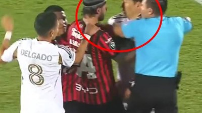 '살인태클→손흥민 멱살잡이 분노' LAFC, 챔피언스컵 극적 8강 진출... 알라후엘렌세 합계 3-2 격파