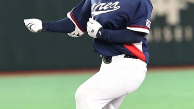 ‘해냈다’ 문보경, 11타점 WBC 타점왕 등극···타티스보다 1경기 덜 뛰고 ‘공동 1위’ OPS 1.464 ‘활활’