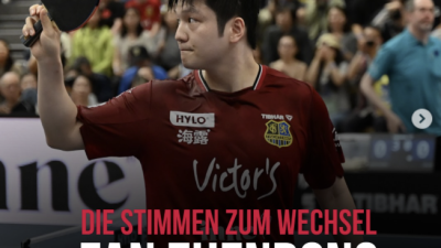 은혜도 모르는 중국인, 中 봐라, 뒤통수 치네? 배신자…분데스리가 역대급 이적 터졌다→14억 대륙 슈퍼스타 깜짝 이동, '탁구 판' 키운다