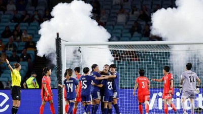 ‘강채림 환상적인 만회골’ 한국 여자 대표팀, 일본에 추가골 허용...1-4 끌려가