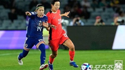슈팅수 21-6, 세계8위 日과의 초격차 신상우호, 일본전 1대4 대패...클린시트 깬 강채림 1골이 위안[아시안컵 4강]