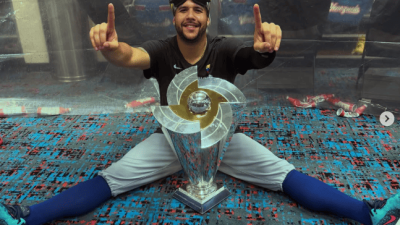 '한국 떠난' 헤이수스, 이렇게 멋있는 사람이었나? 베네수엘라, 당신을 위한 것…'트로피 샷', 그리고 감동적인 한 마디 [WBC]