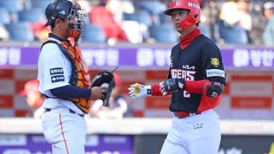 'OPS 1.273' KIA 1R 출신 내야수 방망이 뜨겁다…한화 상대 멀티홈런 쾅쾅→꽃감독 기대감 UP [대전 현장]