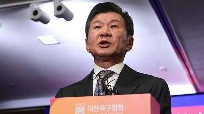 정몽규 유치 가능성 높아 발언 9일 만에…전면 백지화