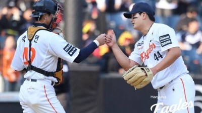 이뻐 죽겠다 폭풍 체인지업으로 'KKK', 김서현에 한화 팬들 기대감 폭발! 'PS 부진→국대 탈락' 아쉬움 싹 씻을까