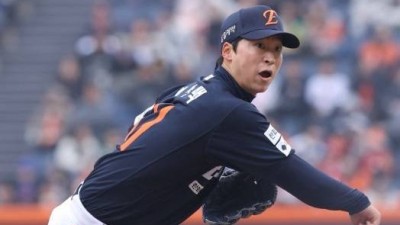 '한화 78억 사이드암' 크게 혼났다…4이닝 10피안타 7실점 와르르 [부산 라이브]