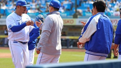 '시범경기 관중 2만3860명 실화?' 삼성, '미리 보는 한국시리즈' 4-3 LG 제압…첫 홈경기 승리 장식 [대구:스코어]