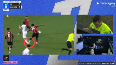 이강인 아킬레스건 노린 ‘살인 태클’→레드카드…아찔했던 순간, 다행히 걸어 나갔다