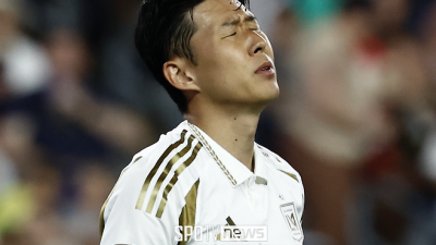손흥민이 유효슈팅을 한 번도 못 때렸다, 심각한 LAFC의 활용법…오스틴과 0-0 무승부 