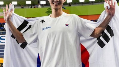 [오피셜] '한국 최강' 우상혁, 또 일냈다...세계실내선수권서 3위로 동메달 획득→4회 연속 메달 '쾌거'