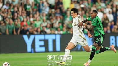 전성기라면 골이었는데…손흥민, 스피드 따라잡혔다 '8경기 연속 0골' → LAFC도 시즌 첫 무득점 '비상'