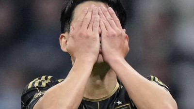 손흥민이 무득점? 감독 당장 나가라 팬들 불만 터졌다…'흥부 듀오' 또 침묵→'유효슈팅 1개' LAFC, 오스틴 원정 0-0 무승부