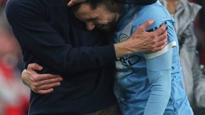 명장 펩 과르디올라, 또 하나의 전설 썼다...아스널 꺾고 리그컵 최다우승 감독 등극