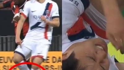 '아킬레스건 밟힌' 이강인, 끝내 월드컵 최종 모의고사 결장 가능성... 코트디부아르전 뛰면 안 돼 프랑스 매체