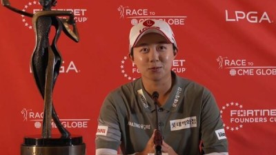 우승 접전 중 '넬리코다 3퍼트 보기'에 대한 질문에 김효주의 답변은? [LPGA 파운더스컵]