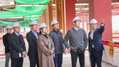 청라돔 시대 임박, 정용진 회장 현장 시찰...세계 최초 멀티스타디움, 랜드마크 만든다