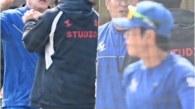 주먹 쥐고 불호령 날리던 최형우, 후배 얼굴 보자 결국 '흐뭇'[대구 현장]