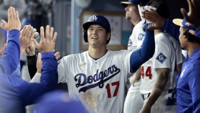 오타니 또 쐈다…다저스 선수 전원에 600만원짜리 시계 선물