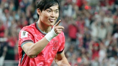 '손흥민·조규성 다 밀어낸다' 막내 오현규 '월드컵 주전 원톱' 도전장