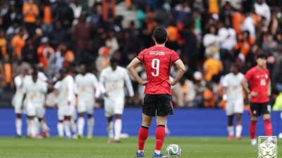 '월드컵 괜찮나' 한국, 1000번째 A매치서 코트디부아르에 0-4 참패