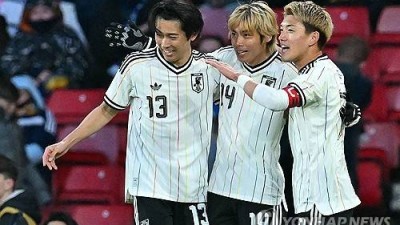 日 월드컵 우승하겠다 헛소리 아니었다…1.5군으로 스코틀랜드 원정 1-0 승리→조직력+완성도 모두 잡았다 외신도 극찬