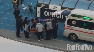 [k2.live] '이마 찢어지고 응급실행' 박상혁, 뇌진탕은 지켜보는 중...얇은 선수단에 성남은 깊은 고심