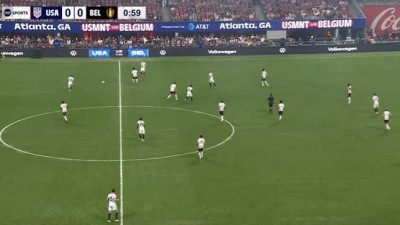 내 눈이 이상한가? 양 팀 유니폼 구별 불가 '역대급 촌극'... '미국 vs 벨기에' 선수들도 헷갈린 비슷한 색상