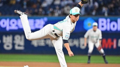 170cm 작은 거인, '2G 7홈런' 거인 타선 잠재웠다...NC 토다, 5이닝 2실점 '첫 승 기회' [오!쎈 창원]