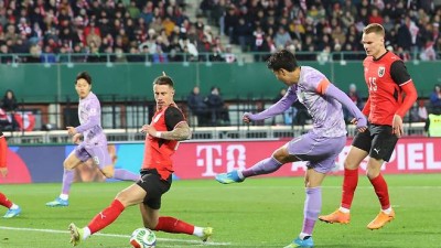 ‘스리백 재가동’ 홍명보호, 오스트리아와 잘 싸웠으나 0-1 패배 ‘사비체르 결승포’…손흥민·오현규 결정적 슛에도 2연속 무득점[SS 빈 현장]