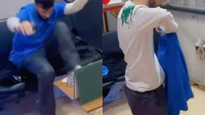 '이게 팀이야?' 노트북 박살→유니폼+계란 집어 던졌다…이탈리아 '3연속' 월드컵 탈락에 민심 '폭발'