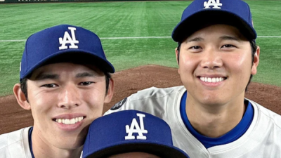 사사키→오타니→야마모토, 3경기 연속 일본인 투수 선발 기용한 다저스...MLB 150년 최초 역사