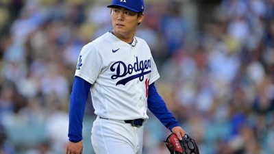 다저스 야마모토, QS하고 시즌 첫 패전 → 오타니가 안 도와줬다. 무안타 2삼진 침묵