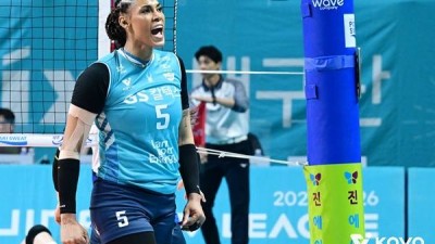 '실바 몰빵배구', 또 성공… GS칼텍스, 도로공사 꺾고 챔피언결정전 우승[GS V4]