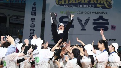 GS칼텍스 이영택 작년 14연패한 형편없는 감독이었는데…선수들 고마워 