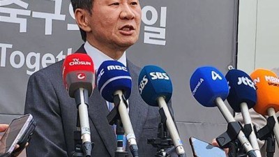 앞으로 월드컵 우승도 가능하지 않을까 정몽규 회장의 꿈...코리아풋볼파크, 아주 좋은 기초 닦았다[오!쎈 천안]