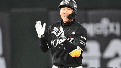 '와 7연패 꼴찌' 롯데 이기는 법을 잊었다...'롯데 출신' 오윤석 쐐기 3타점 폭발, 공동 1위 등극 [부산 리뷰]