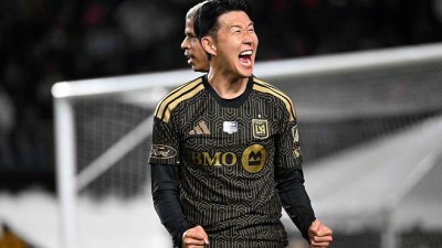 드디어 터진 손흥민 필드골+마르티네스 추가골→LAFC 북중미 챔스컵 4강 보인다…디펜딩 챔피언에 2-0 리드 (전반 종료)