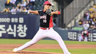 '첫 승 참 힘드네' KIA 김태형, '12득점 지원'에도 3⅓이닝 5실점 부진 [광주 라이브]