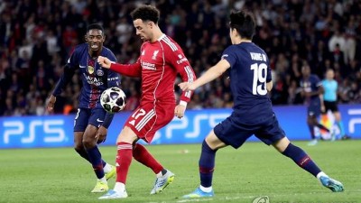 '이강인 교체 출전' PSG, UCL 8강 첫판서 리버풀에 2-0 완승