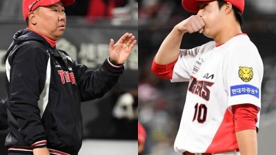 '데뷔 첫 승 챙겨줄 때가 아니었다' 인내심 한계 이범호 감독, 팀 분위기가 먼저였다 [광주 현장]