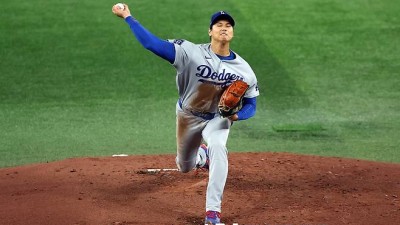 초구 볼 못참은 오타니? 또 ML 역사 썼다..역대 최초 ‘1회 초구 ABS 챌린지’ 진기록