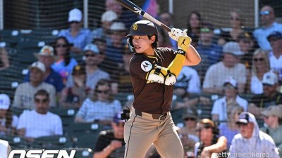 ‘222억 미국행’ 송성문 이래서 빅리그 밟겠나, 땅볼-볼넷-땅볼-뜬공 침묵→마이너 타율 .256 떨어졌다